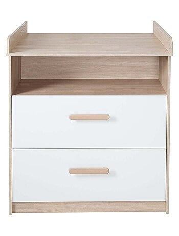 Commode à langer évolutive 2 tiroirs 1 niche 'Roba Cabane'