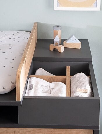 Commode à langer évolutive 3 portes et 5 niches 'Lenn' ROBA