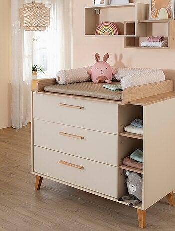 Commode à langer évolutive 3 tiroirs 3 niches 'Jil' ROBA