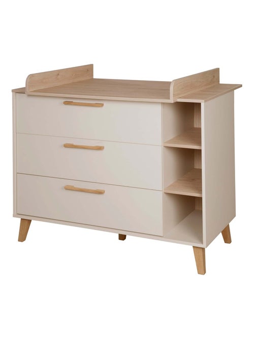 Commode à langer évolutive 3 tiroirs 3 niches 'Jil' ROBA - Kiabi Commode à langer évolutive 3 tiroirs 3 niches 'Jil' ROBA - Kiabi