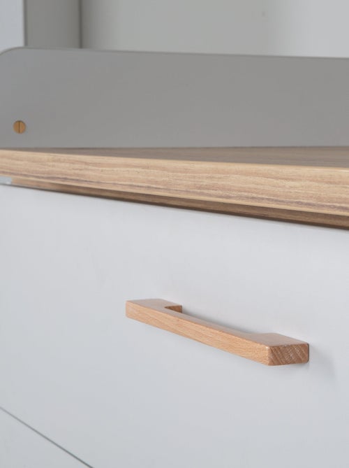Commode à langer évolutive 3 tiroirs en bois effet chêne - ROBA 'Caro' - Kiabi