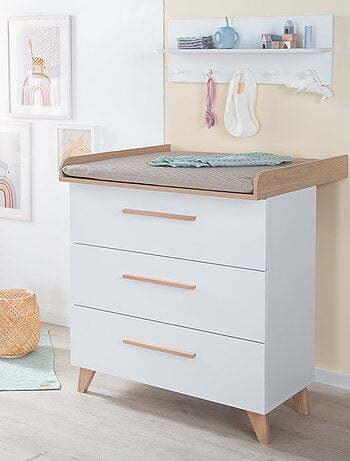 Commode à langer évolutive 3 tiroirs 'leon' roba