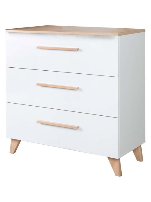 Commode à langer évolutive 3 tiroirs 'Leon' ROBA - Kiabi Commode à langer évolutive 3 tiroirs 'Leon' ROBA - Kiabi