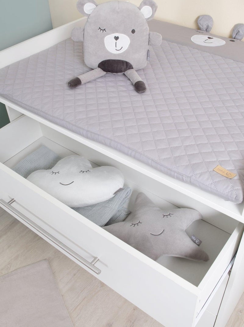 Commode à langer évolutive 3 tiroirs 'Maren' ROBA Blanc Blanc - Kiabi