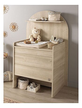 Commode à langer évolutive en bureau - forme arche - SAUTHON
