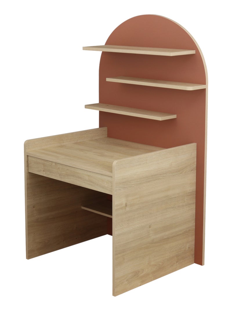Commode à langer évolutive en bureau - forme arche - SAUTHON Rouge - Kiabi