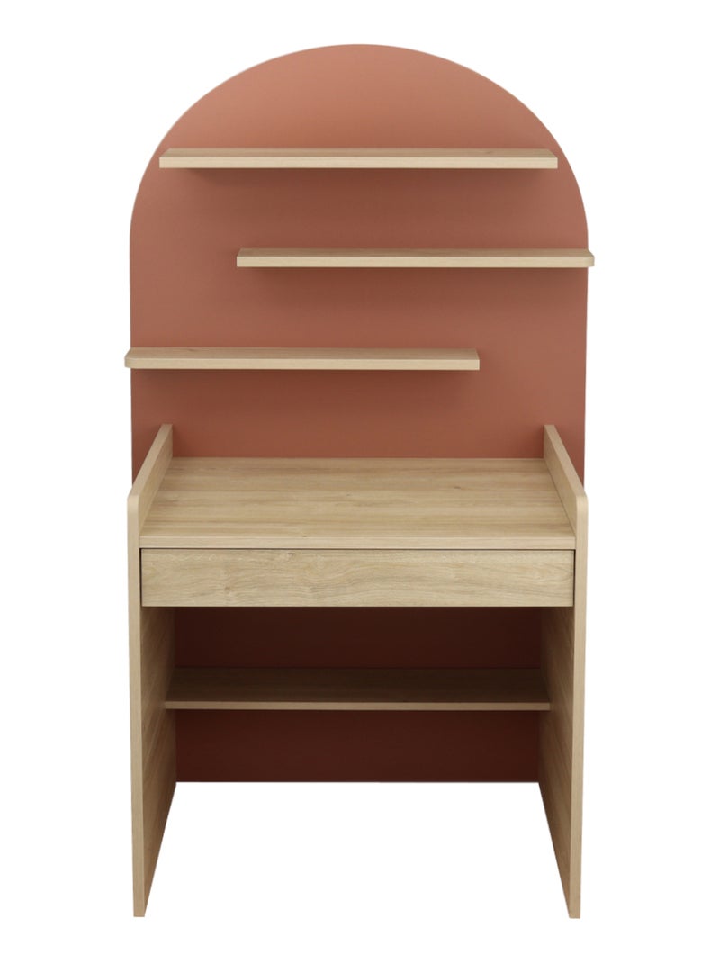 Commode à langer évolutive en bureau - forme arche - SAUTHON Rouge - Kiabi