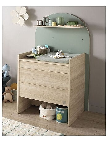Commode à langer évolutive en bureau - forme arche - SAUTHON
