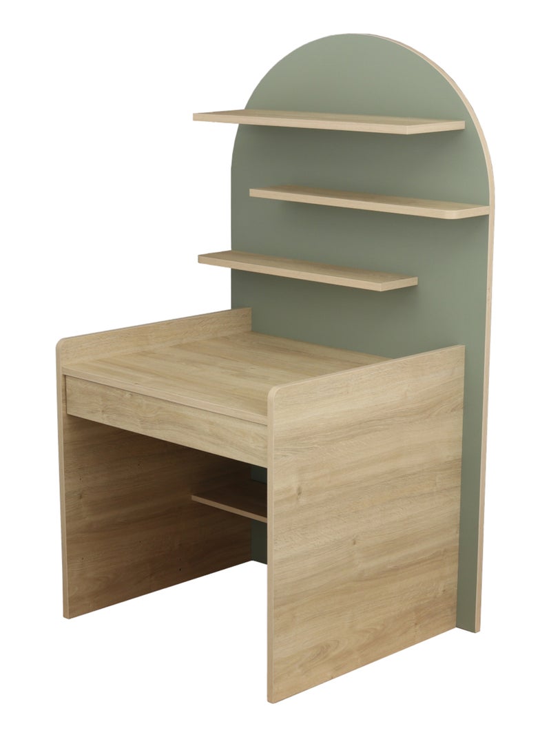 Commode à langer évolutive en bureau - forme arche - SAUTHON Vert - Kiabi