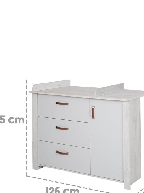 Commode à langer évolutive 'Mila' ROBA - Kiabi Commode à langer évolutive 'Mila' ROBA - Kiabi