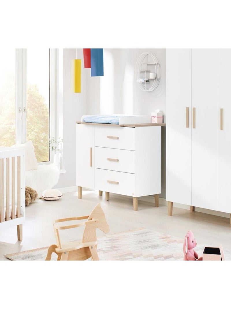 Commode à langer Lumi extra large Beige - Kiabi