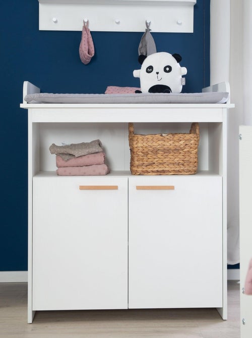 Commode à langer minimaliste 2 portes 'Anton' ROBA - Kiabi