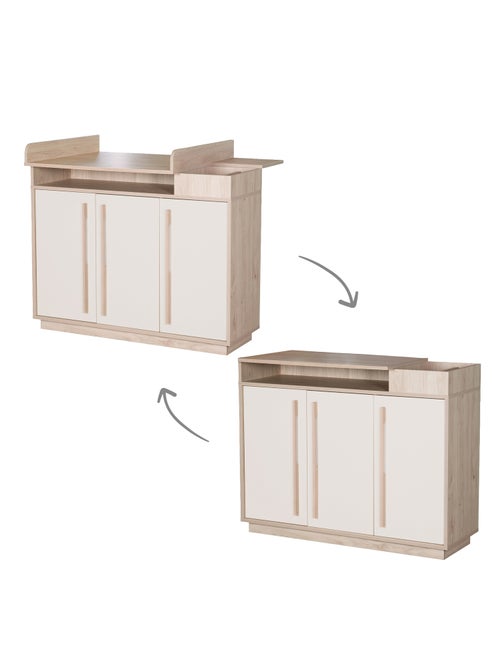 Commode à langer minimaliste avec rangements Elva Roba - Kiabi Commode à langer minimaliste avec rangements Elva Roba - Kiabi