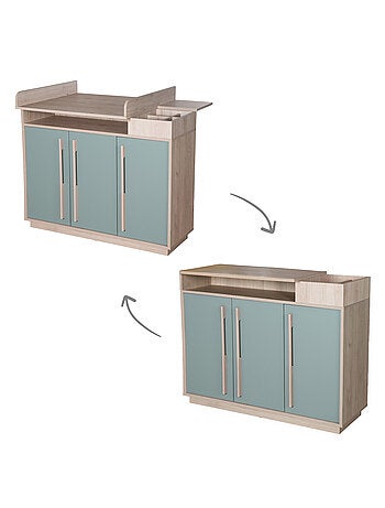 Commode à langer minimaliste avec rangements Selva Roba