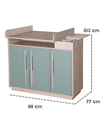 Commode à langer minimaliste avec rangements Selva Roba