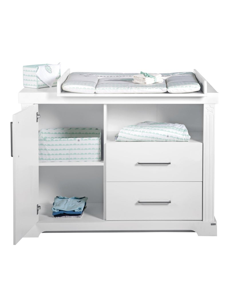 Commode à langer rustique évolutive 'Maxi' ROBA Blanc - Kiabi