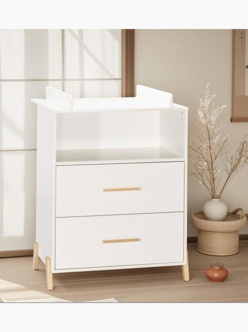 Commode à langer sur pieds en bois - BABYPRICE - Kiabi