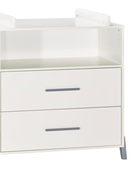 Commode à langer sur pieds en bois blanc - BABYPRICE - Kiabi