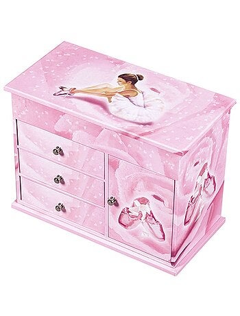 Commode à Musique Ballerine Rose
