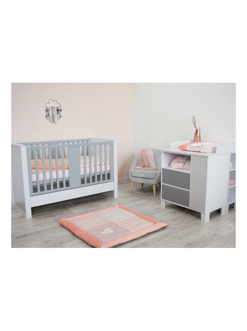 Commode à tiroirs bora Gris clair - Kiabi