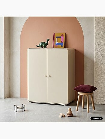 Commode armoire métal 2 portes tribeca
