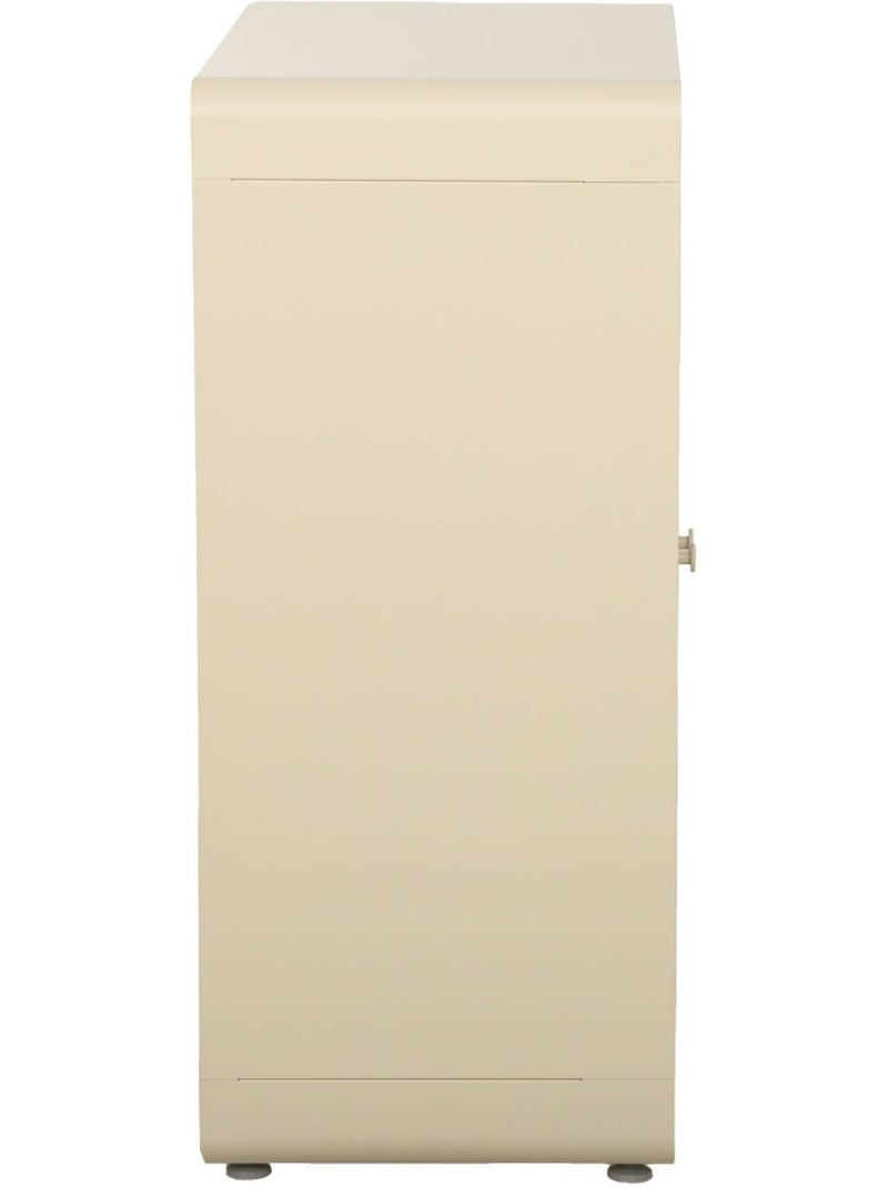 Commode armoire métal 2 portes tribeca Beige - Kiabi
