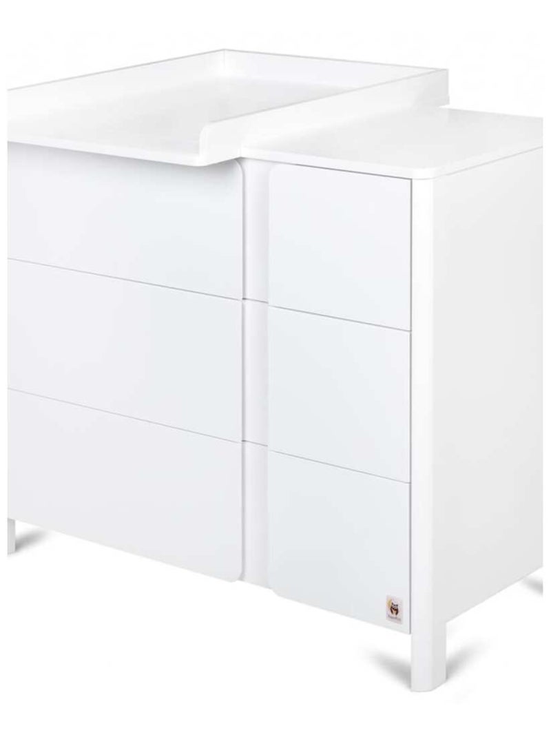 Commode avec plan à langer YappyClassic Blanc - Kiabi