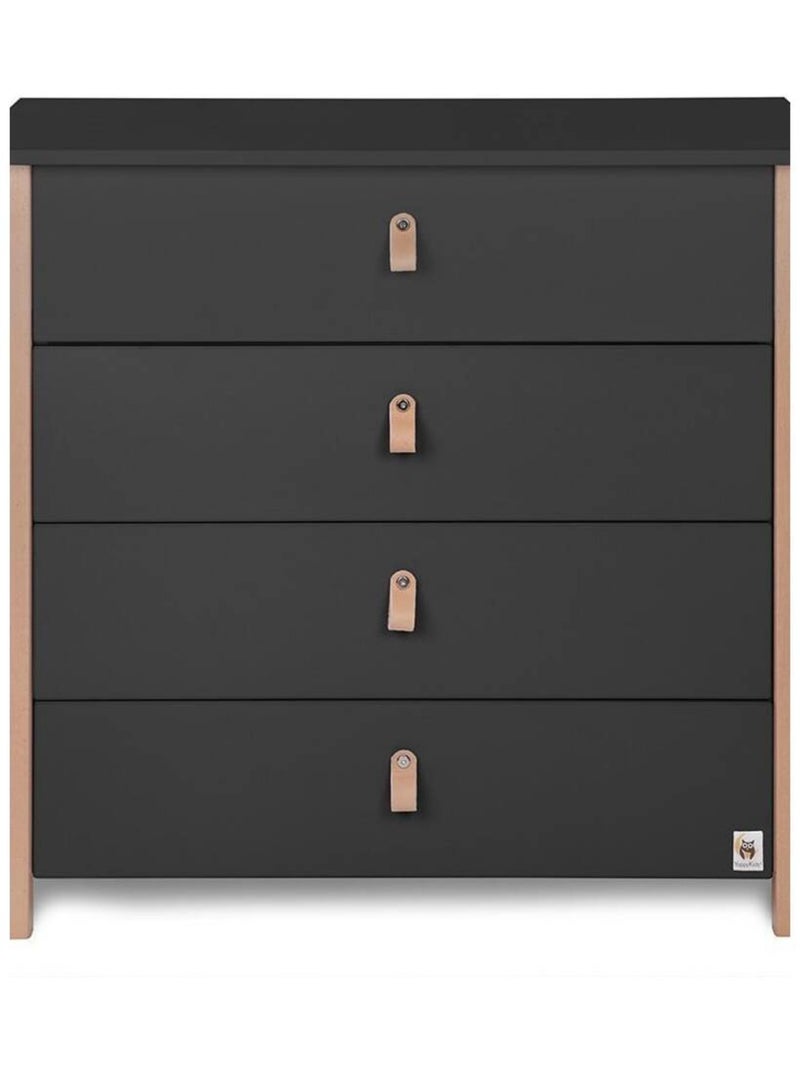 Commode avec plan à langer YappyÉtude gris anthracite - Kiabi
