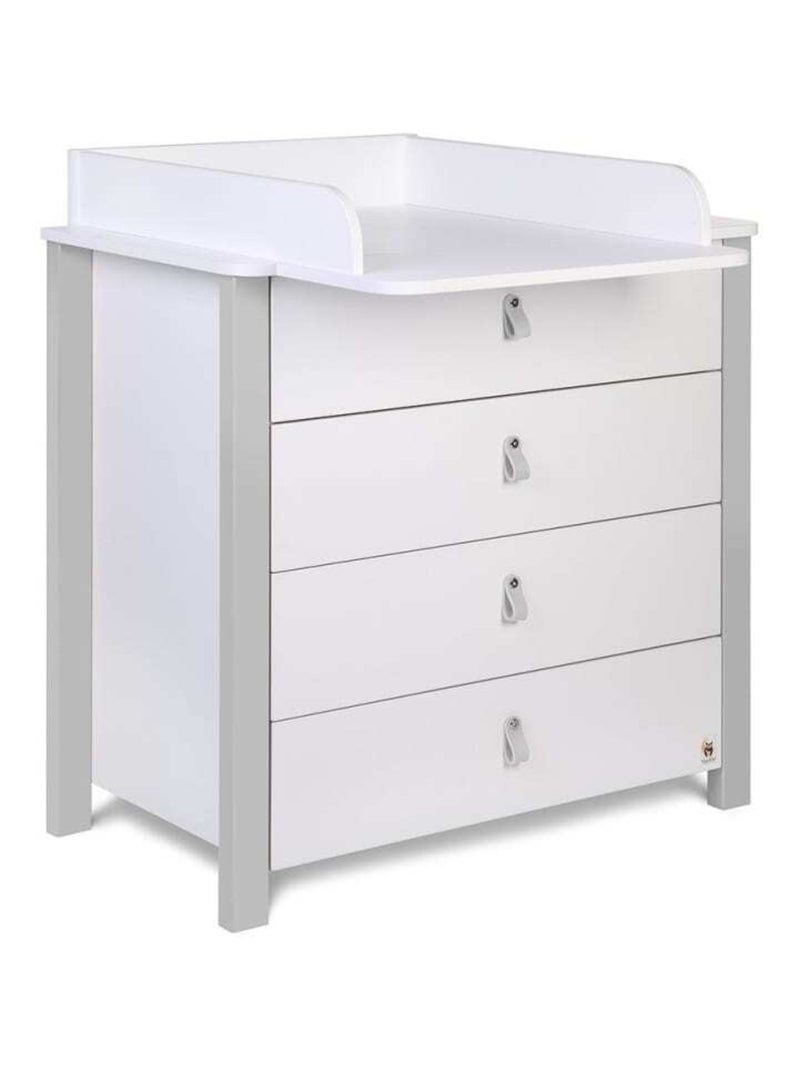 Commode avec plan à langer YappyÉtude Gris clair - Kiabi