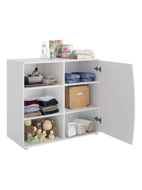 Commode blanche CO5000 - Kiabi