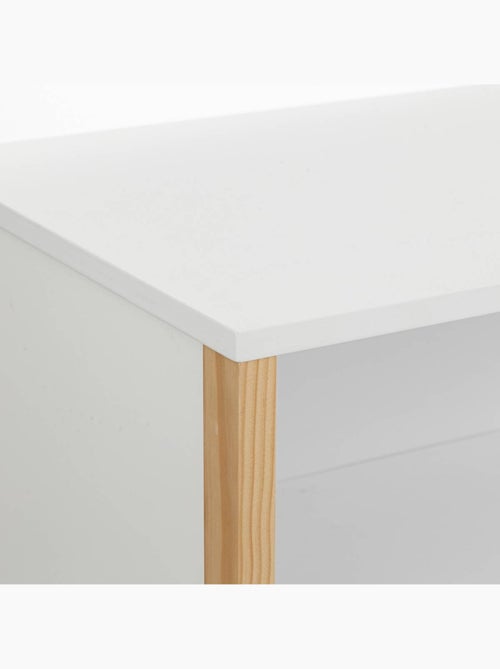 Commode enfant 2 tiroirs 1 étagère en bois kima - Kiabi