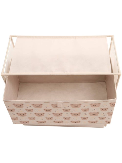 Commode enfant 2 tiroirs imprimé ourson tissa - Kiabi Commode enfant 2 tiroirs imprimé ourson tissa - Kiabi