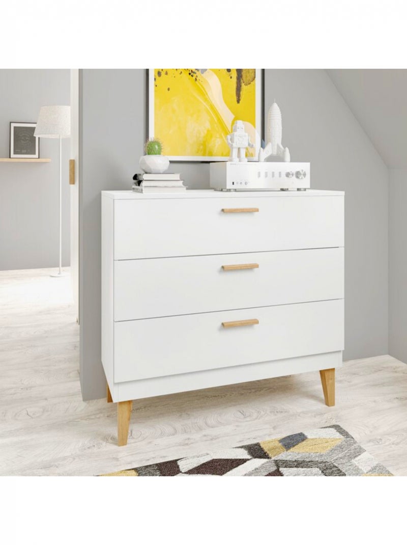 Commode Enfant style scandinave Blanc - Kiabi