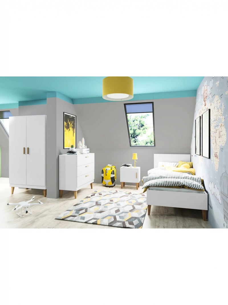 Commode Enfant style scandinave Blanc - Kiabi