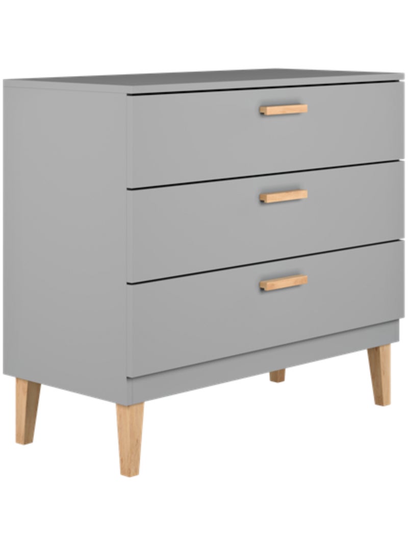 Commode Enfant style scandinave Gris - Kiabi