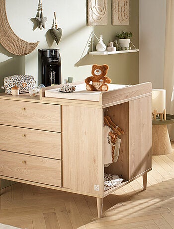 Commode-îlot bébé avec rangements 3 faces - SAUTHON