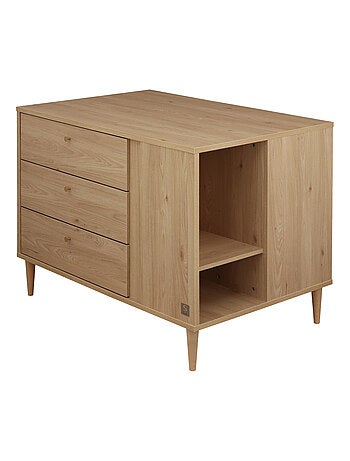 Commode-îlot bébé avec rangements 3 faces - SAUTHON