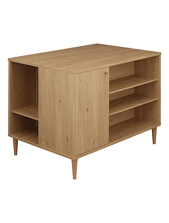 Commode-îlot bébé avec rangements 3 faces - SAUTHON