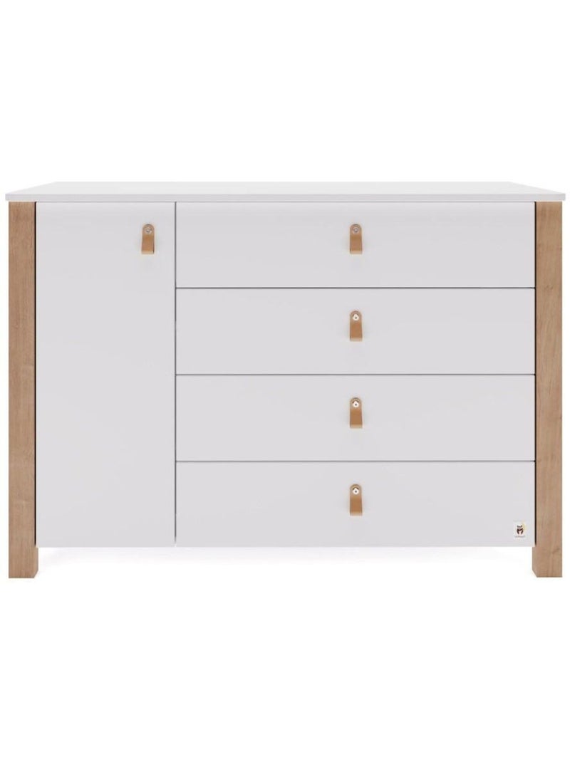 Commode large 120cm avec plan à langer YappyÉtude Blanc - Kiabi