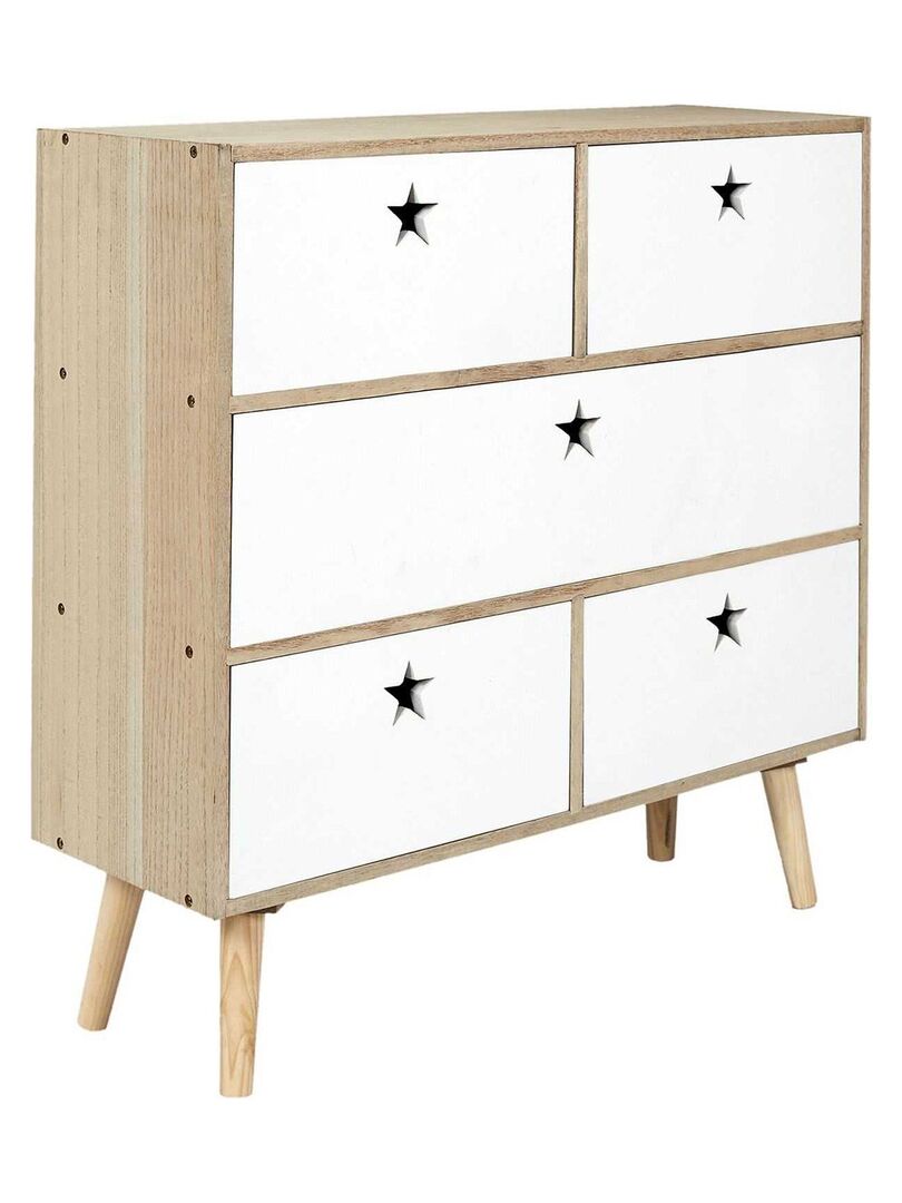 Commode Like a star blanc Blanc - Kiabi