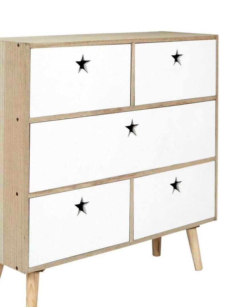 Commode Like a star blanc Blanc - Kiabi