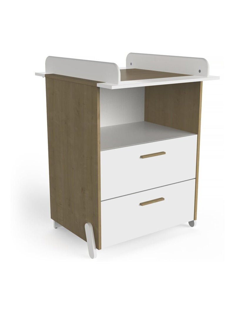 Commode table à langer Blanc - Kiabi