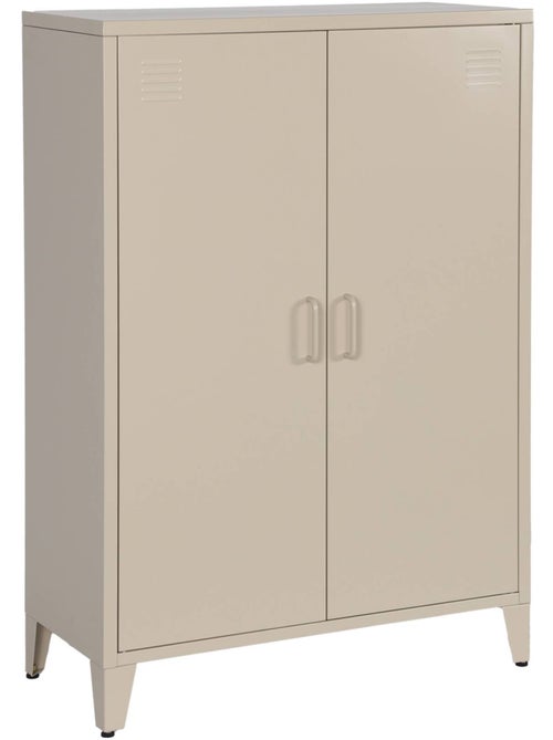 Commode/armoire industrielle métal 2 portes Soho - Kiabi