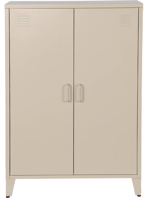 Commode/armoire industrielle métal 2 portes Soho - Kiabi