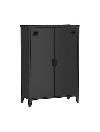 Commode/armoire industrielle métal 2 portes Soho