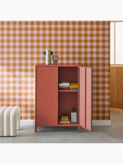 Commode/armoire industrielle métal 2 portes Soho - Kiabi Commode/armoire industrielle métal 2 portes Soho - Kiabi