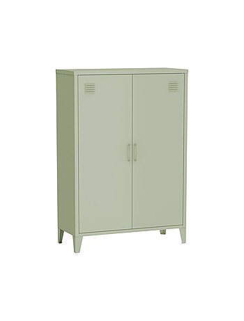 Commode/armoire industrielle métal 2 portes soho