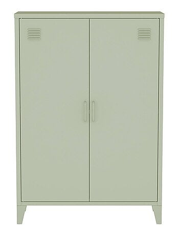 Commode/armoire industrielle métal 2 portes soho