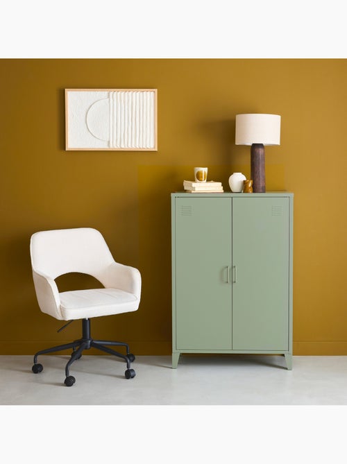 Commode/armoire industrielle métal 2 portes Soho - Kiabi Commode/armoire industrielle métal 2 portes Soho - Kiabi