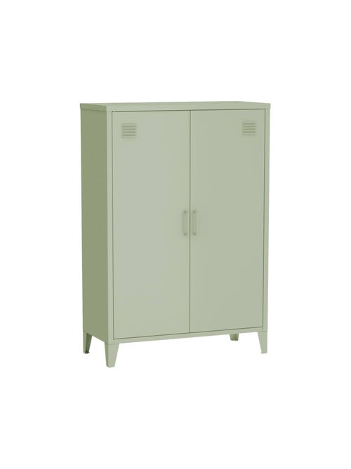 Commode/armoire industrielle métal 2 portes Soho - Kiabi Commode/armoire industrielle métal 2 portes Soho - Kiabi